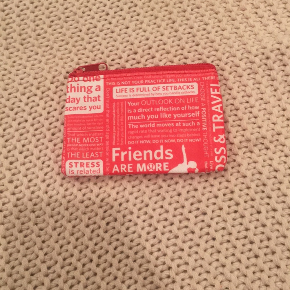 Lululemon coin purse